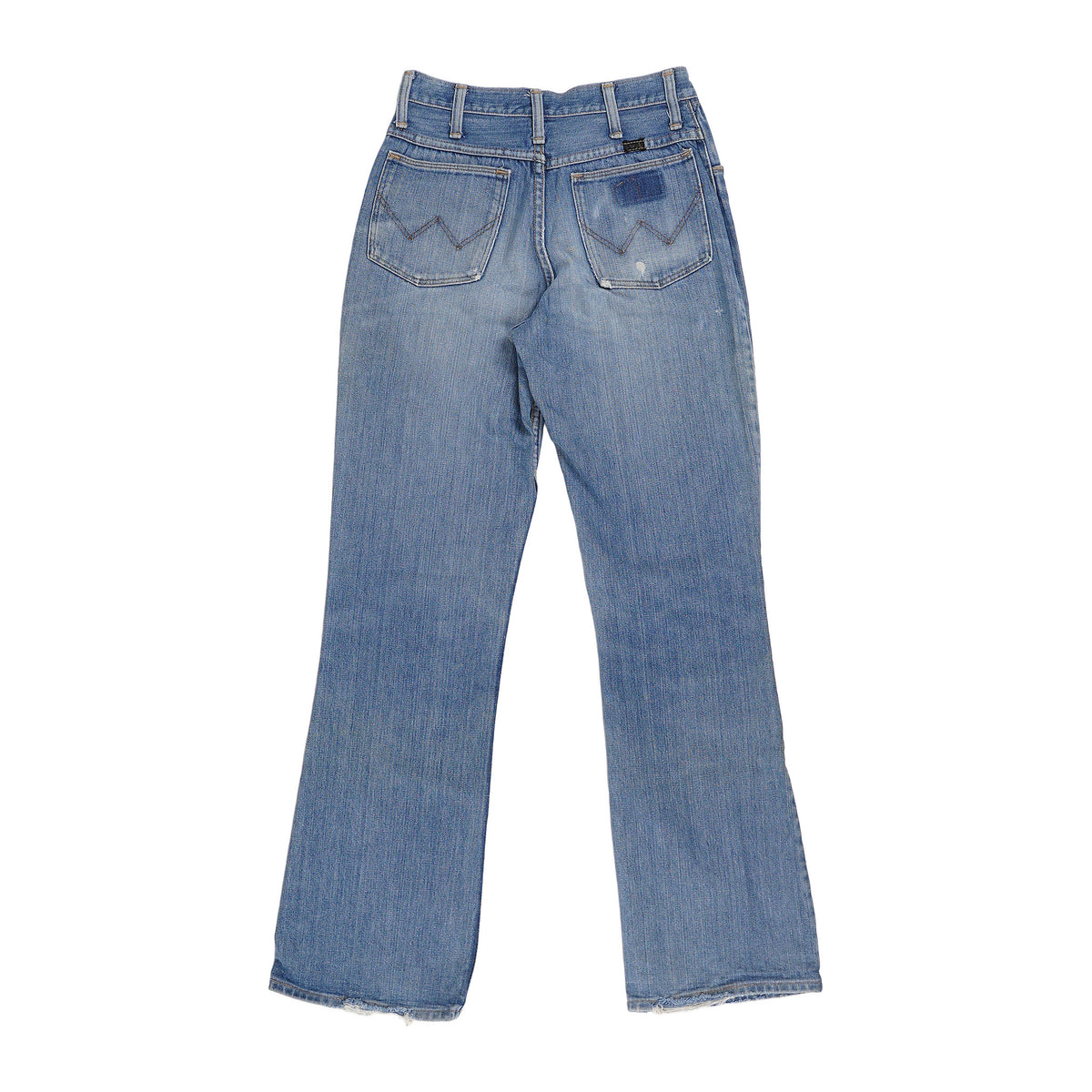 Wrangler boot cut jeans, made in USA - light wash, image 2 of 2