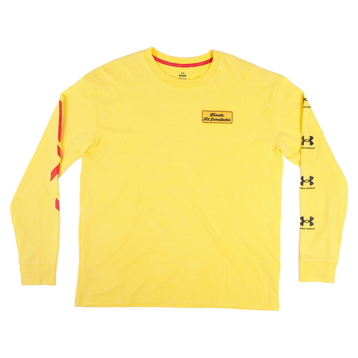 Under Armour x SRT "Domestic. Not Domesticated." long-sleeve tee - yellow, image 1 of 2