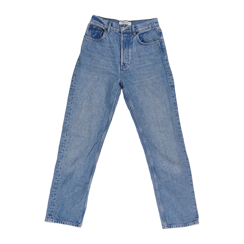 Reformation high rise straight jeans - mid blue, 26, image 1 of 2