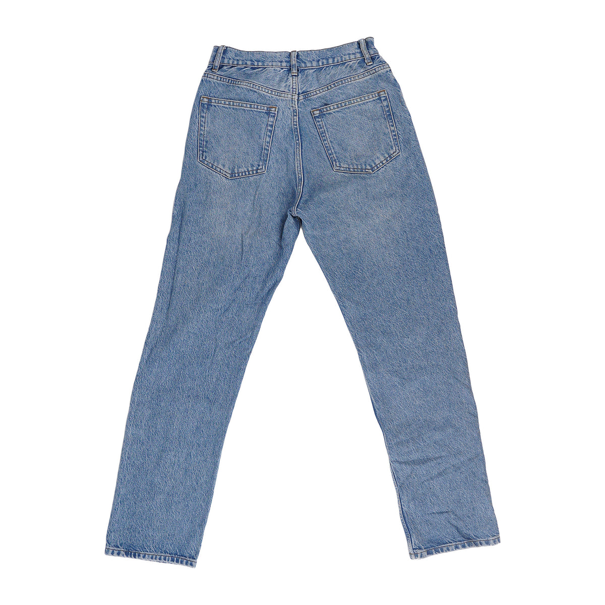 Reformation high rise straight jeans - mid blue, 26, image 2 of 2