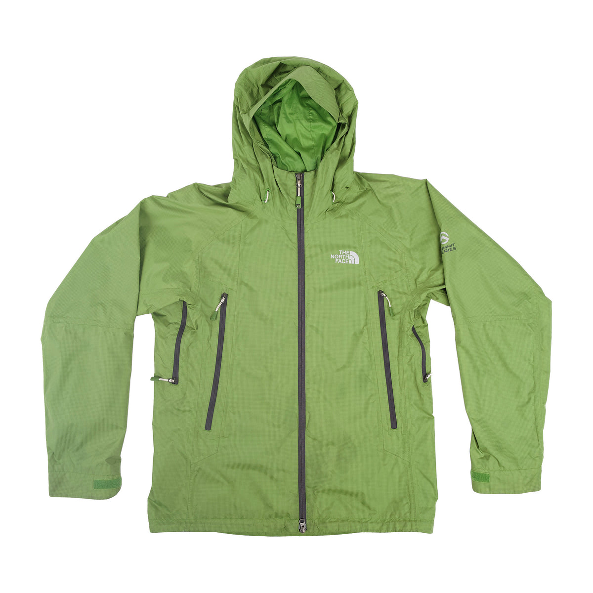 The North Face Summit Series hooded shell jacket - green