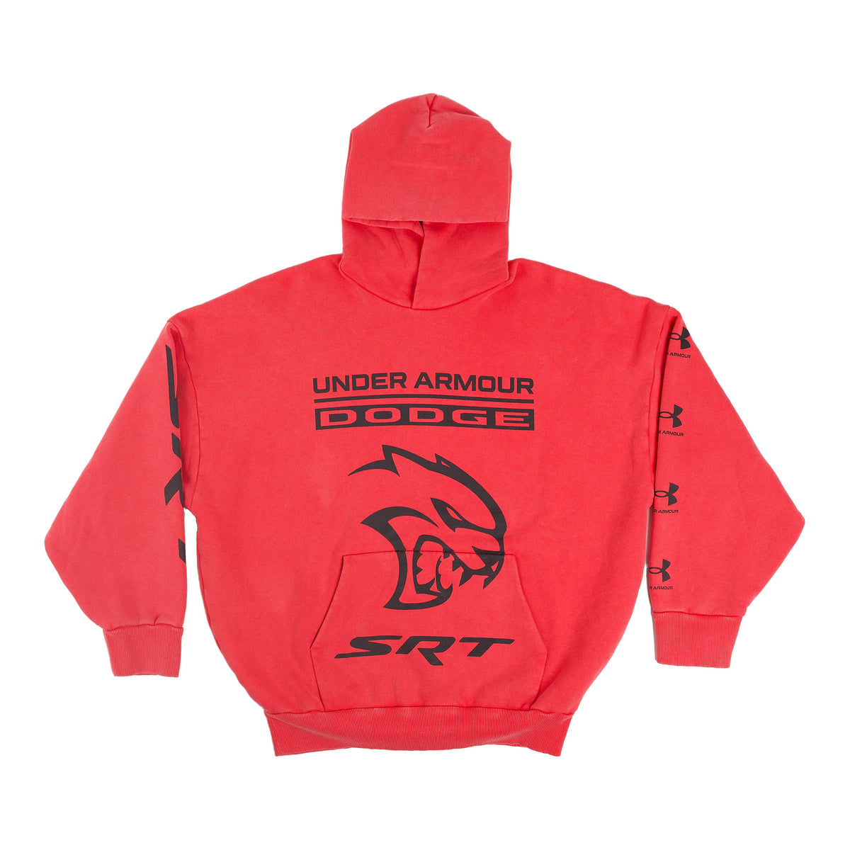 Under Armour x Dodge SRT Hellcat hoodie - faded red