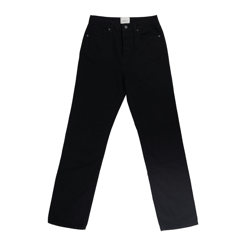 Reformation Cynthia high-rise straight jeans - black, 27