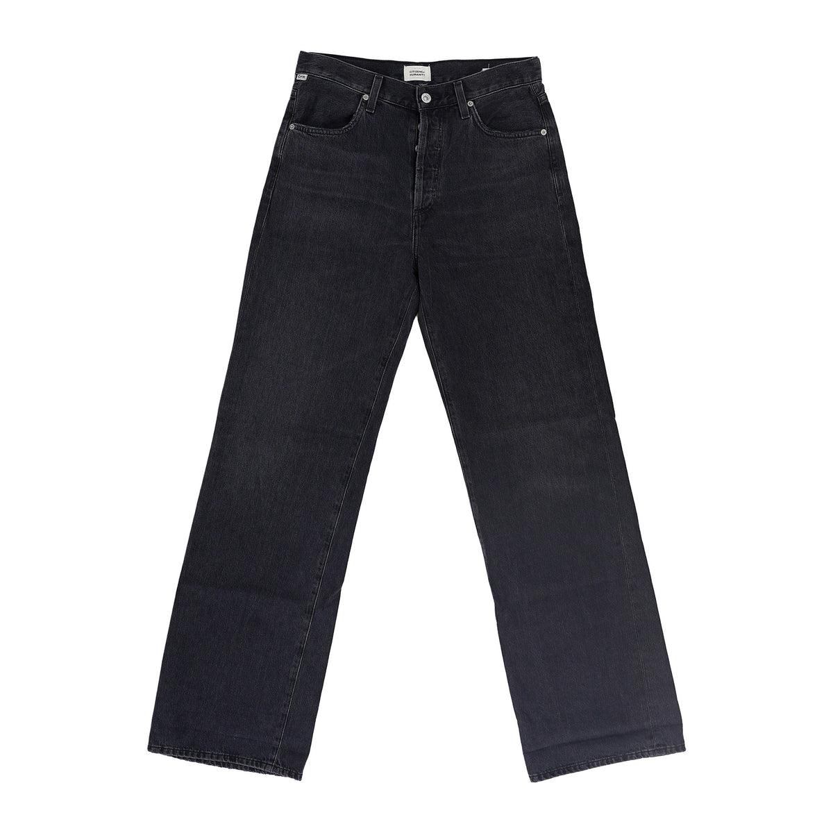 Citizens of Humanity Annina wide leg jeans - washed black, image 1 of 2