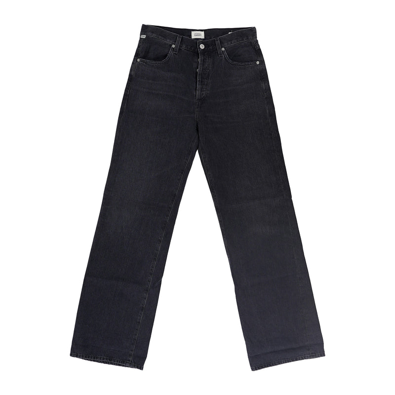 Citizens of Humanity Annina wide leg jeans - washed black, image 1 of 2
