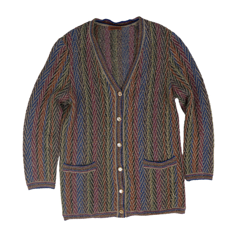 Missoni chevron knit cardigan - multi