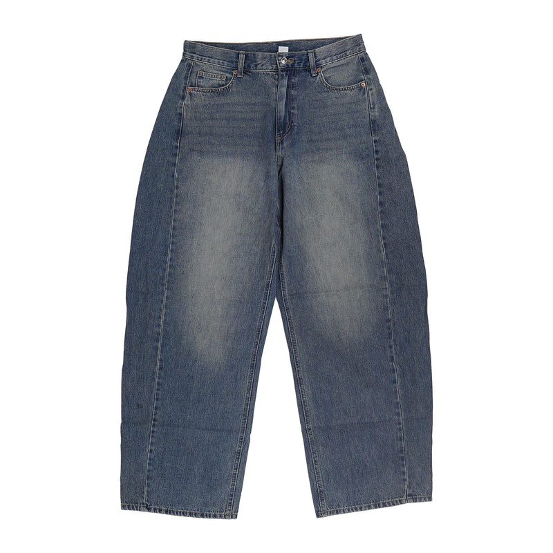 Wide leg jeans, mid blue - 6, image 1 of 2