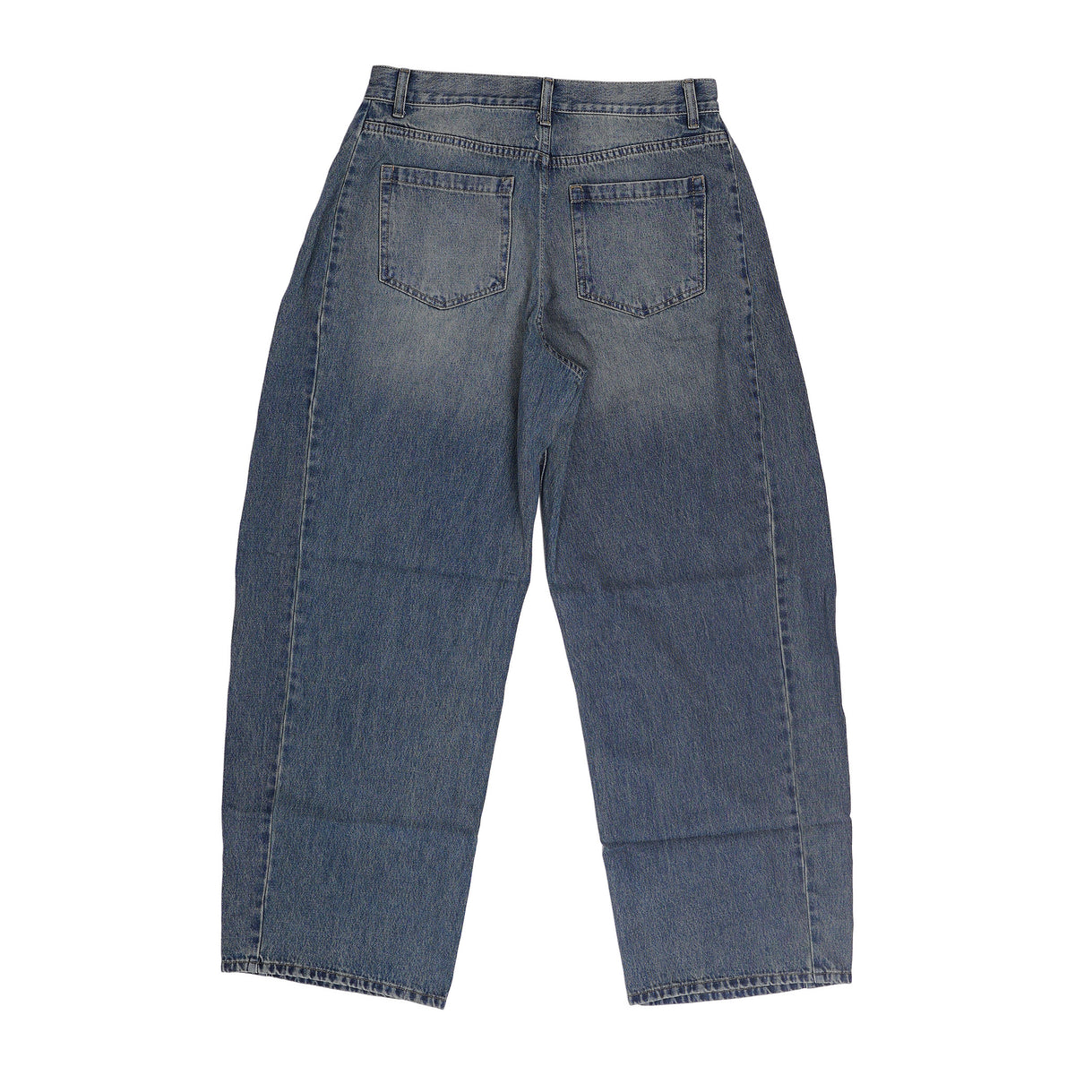 Wide leg jeans, mid blue - 6, image 2 of 2