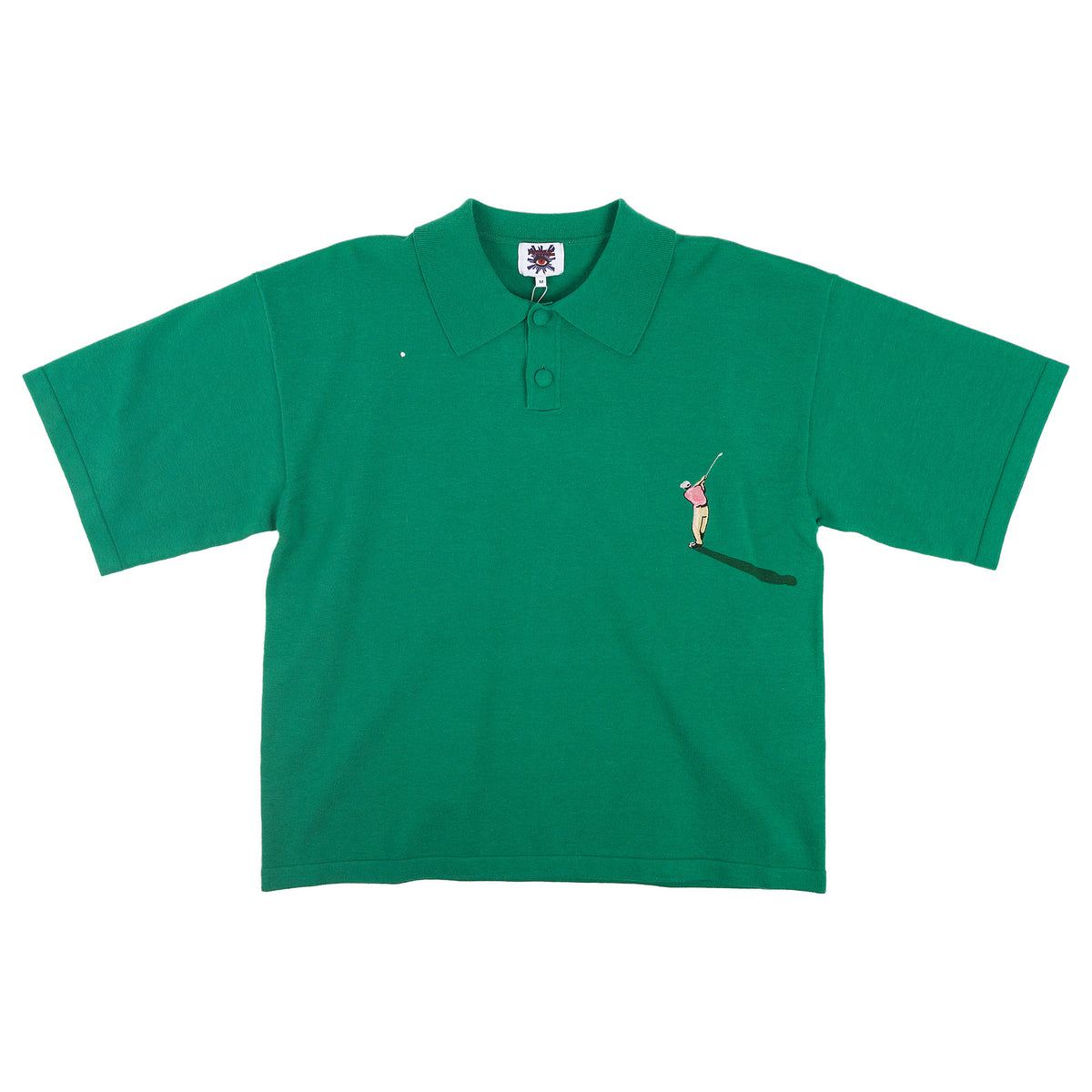 House of Errors knitted polo golfer - green