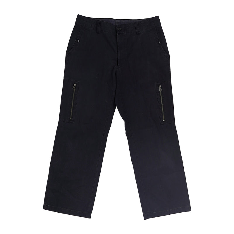 A.A.R Yohji Design Studio herringbone utility trousers - black, XL, image 1 of 2