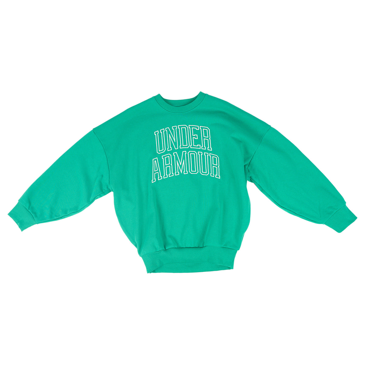 Under Armour arch-logo crewneck sweatshirt - green