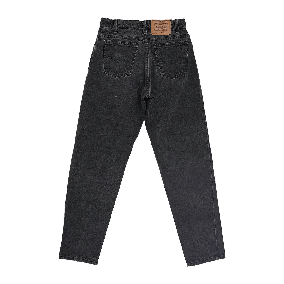 Levi's 550 relaxed tapered jeans - faded black, W29 L30, image 2 of 2