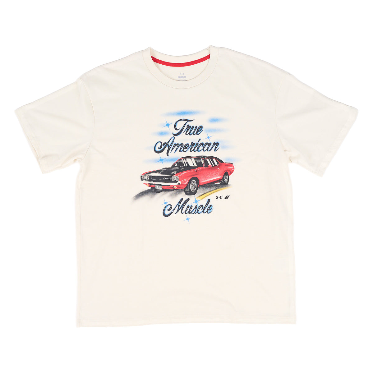 Under Armour x Dodge "True American Muscle" airbrush tee - off-white