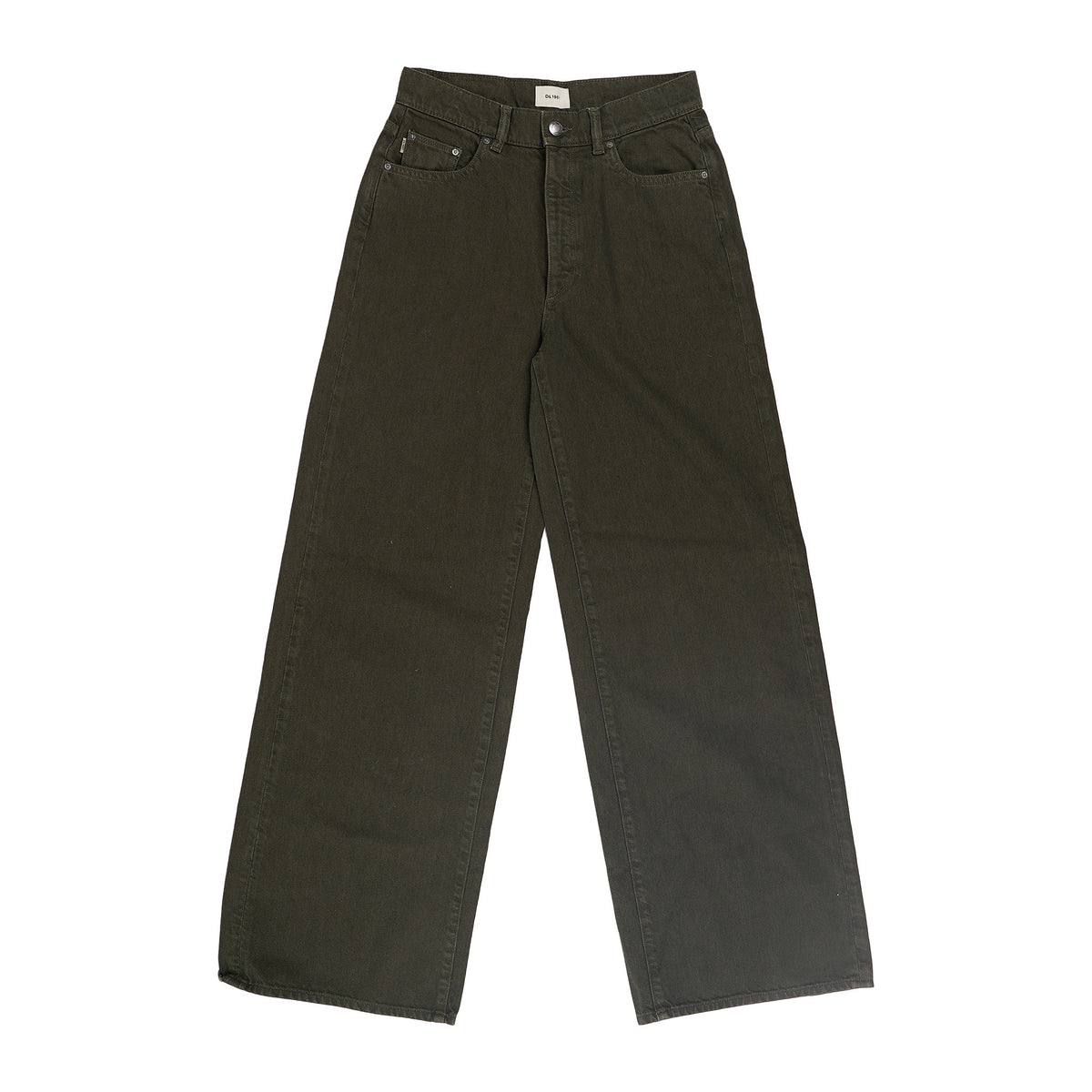 DL1961 wide leg jeans - olive, 30, image 1 of 2
