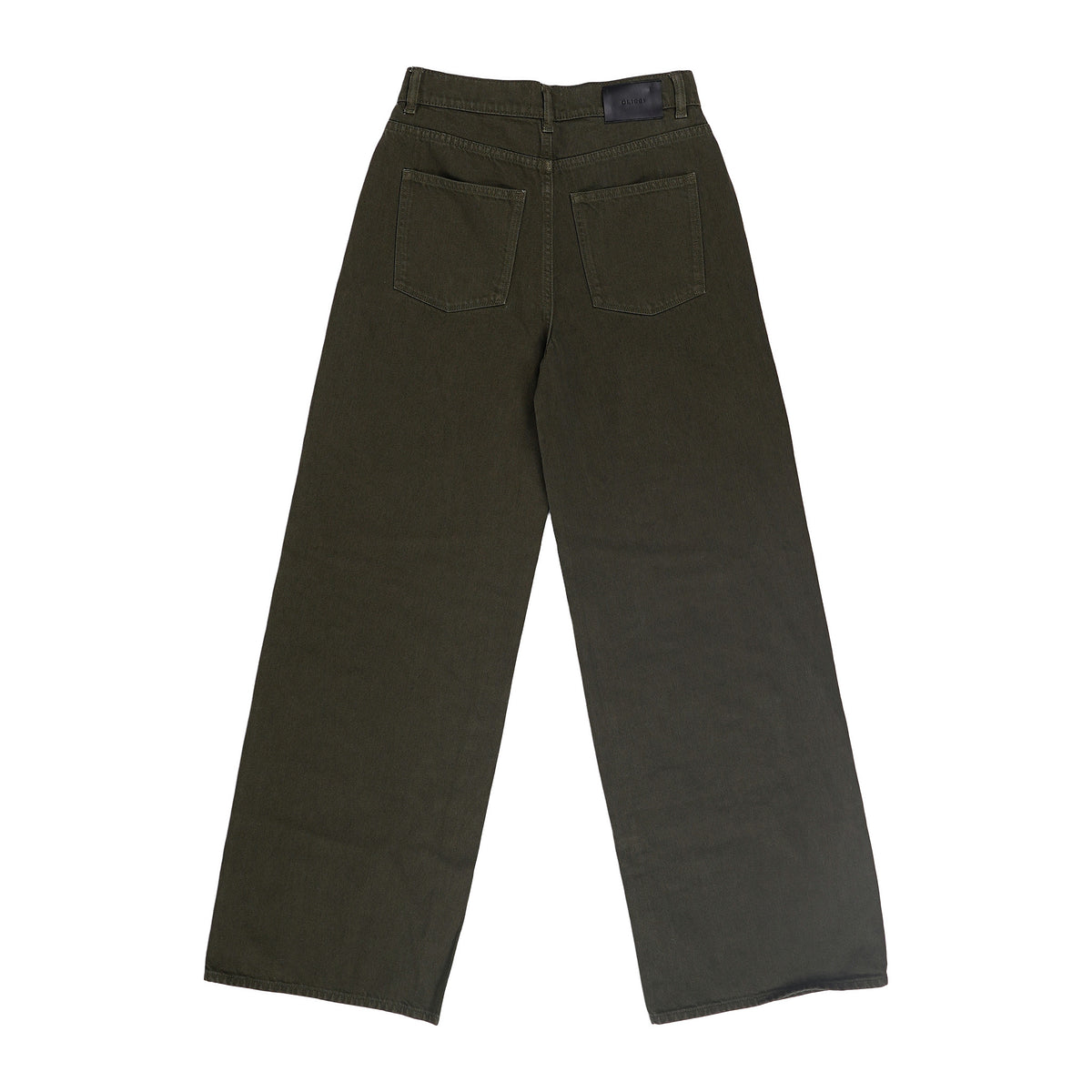 DL1961 wide leg jeans - olive, 30, image 2 of 2