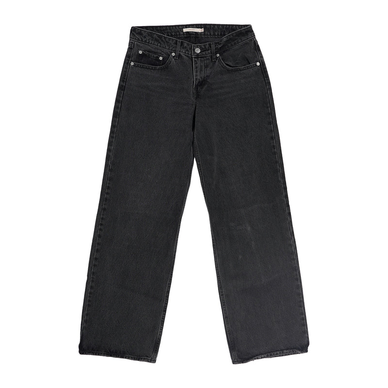 Levi's Low Loose wide-leg jeans - washed black, 27, image 1 of 2