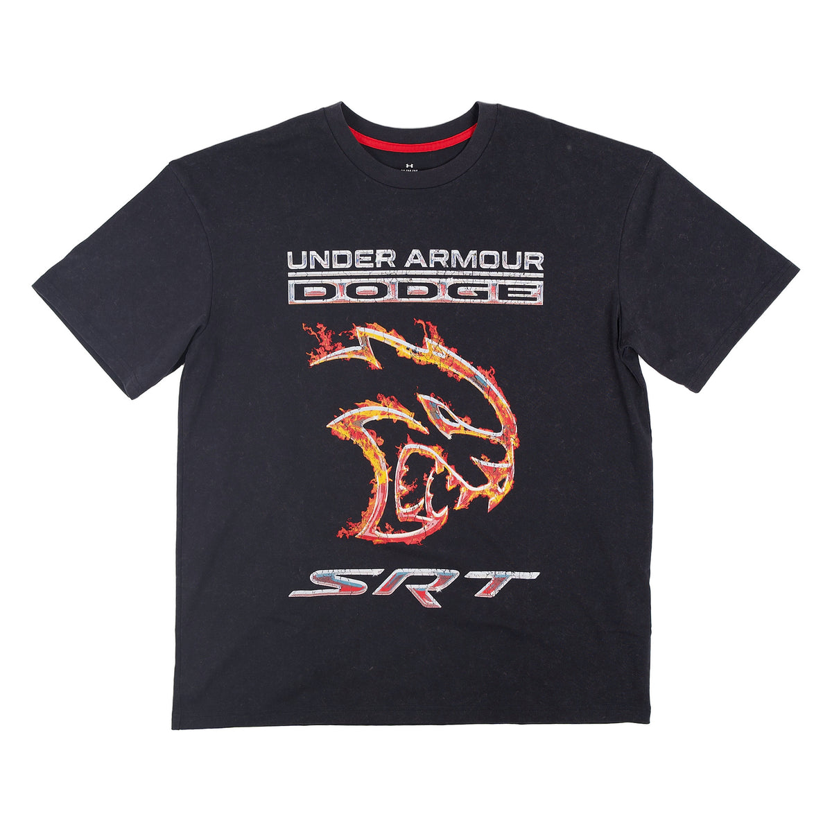 Under Armour x Dodge SRT Hellcat flame tee - black