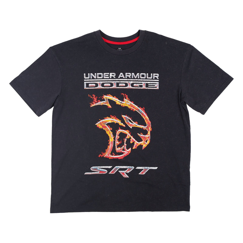 Under Armour x Dodge SRT Hellcat flame tee - black