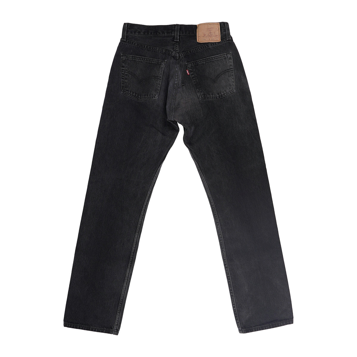Levi's 501 straight jeans - washed black, W29 L32, image 2 of 3