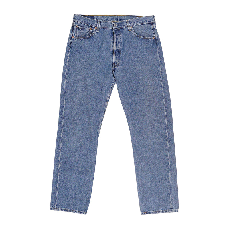Levi's 501 straight jeans - light blue, W35 L32, image 1 of 2