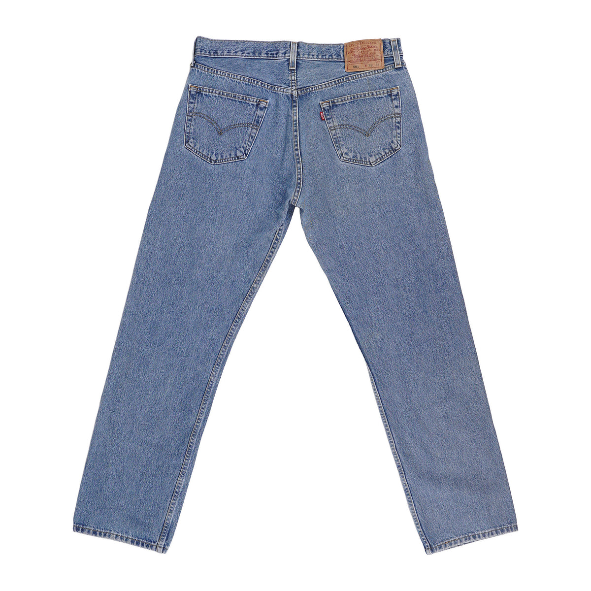 Levi's 501 straight jeans - light blue, W35 L32, image 2 of 2