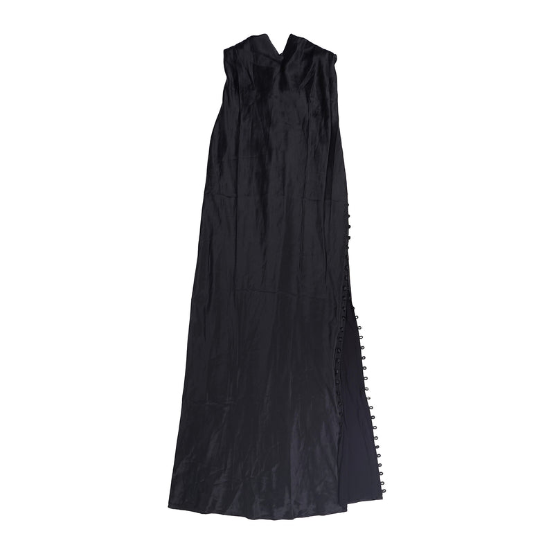 CAMI NYC silk slip dress, floor length - black, image 1 of 3