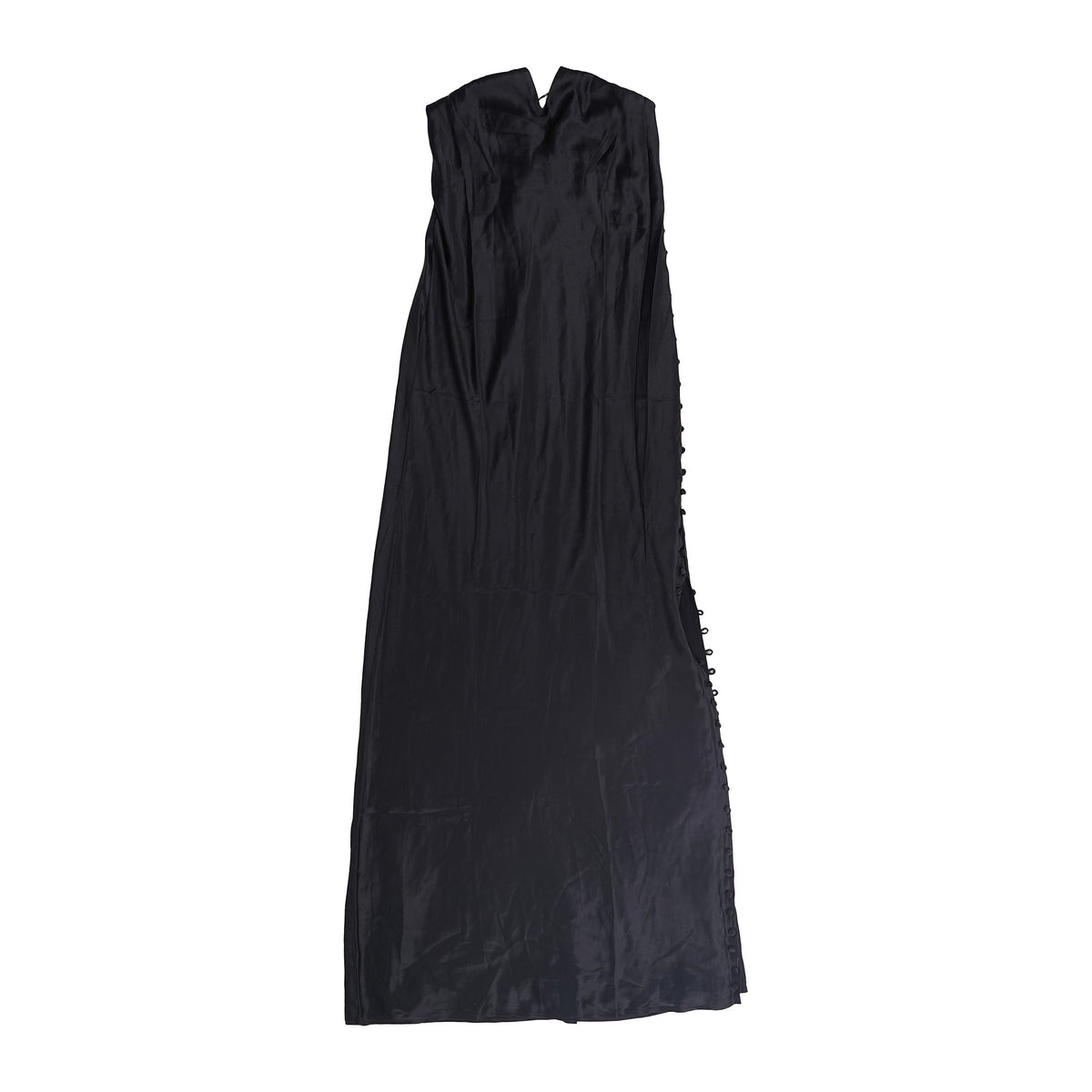 CAMI NYC silk slip dress, floor length - black, image 2 of 3
