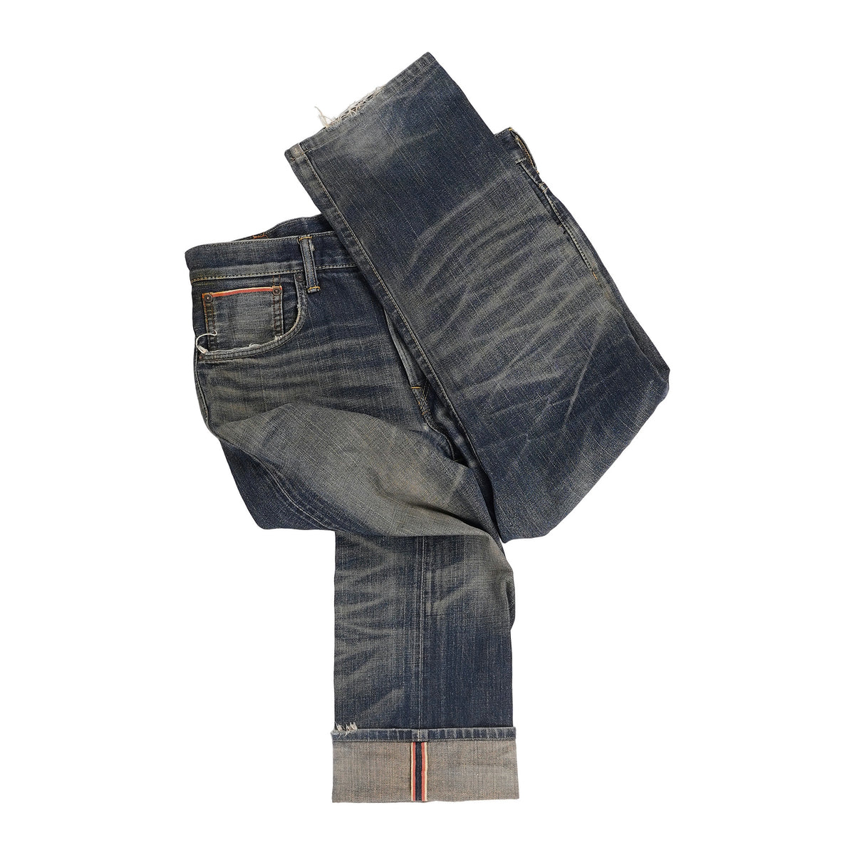 EDWIN 505Z Japanese selvedge jeans, raw hems - indigo, image 3 of 3
