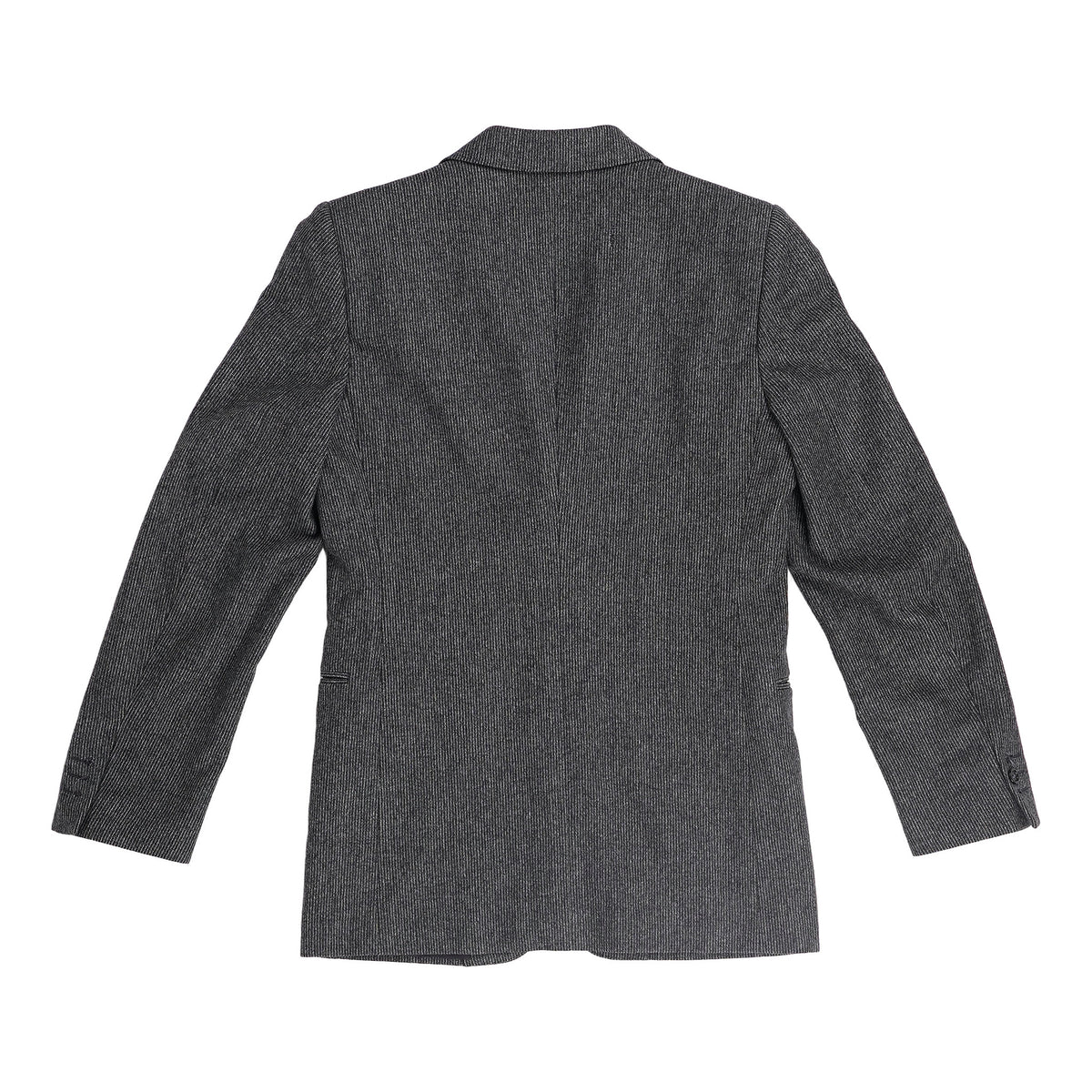 Made-to-measure charcoal wool blazer, Italian cloth - grey, image 2 of 2