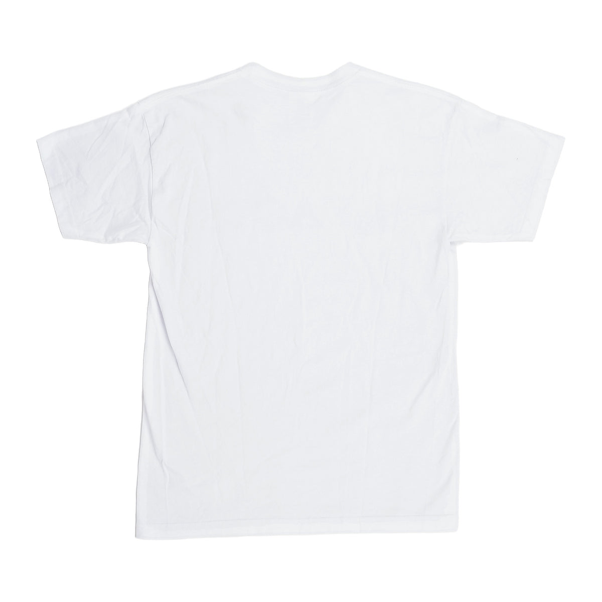 Bayside bigFACTS type-print tee, made in USA - white, image 2 of 2