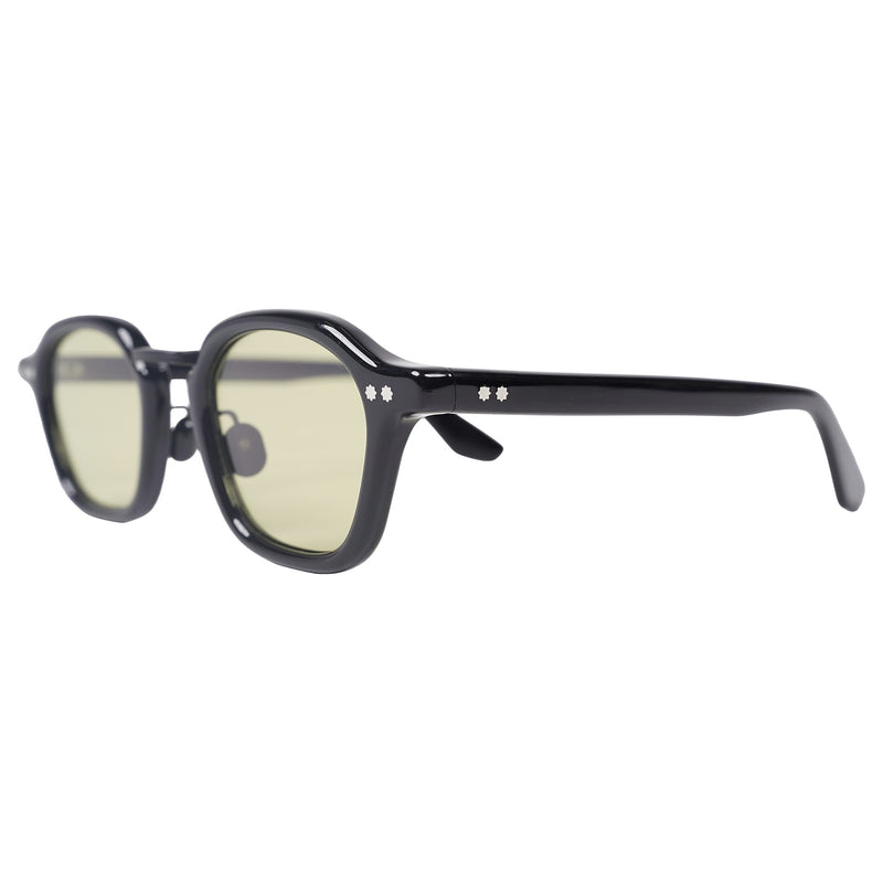 Akila Iris sunglasses, metal bridge and yellow lenses - black, image 1 of 5