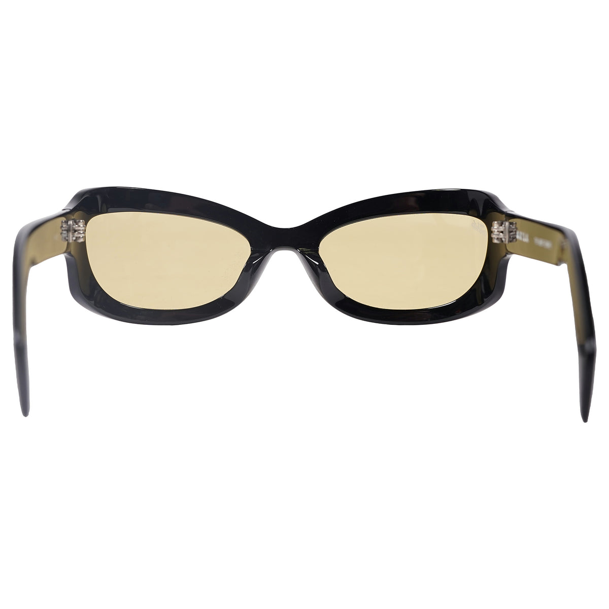 Akila Lucia wraparound sunglasses, yellow lenses - black, image 3 of 7