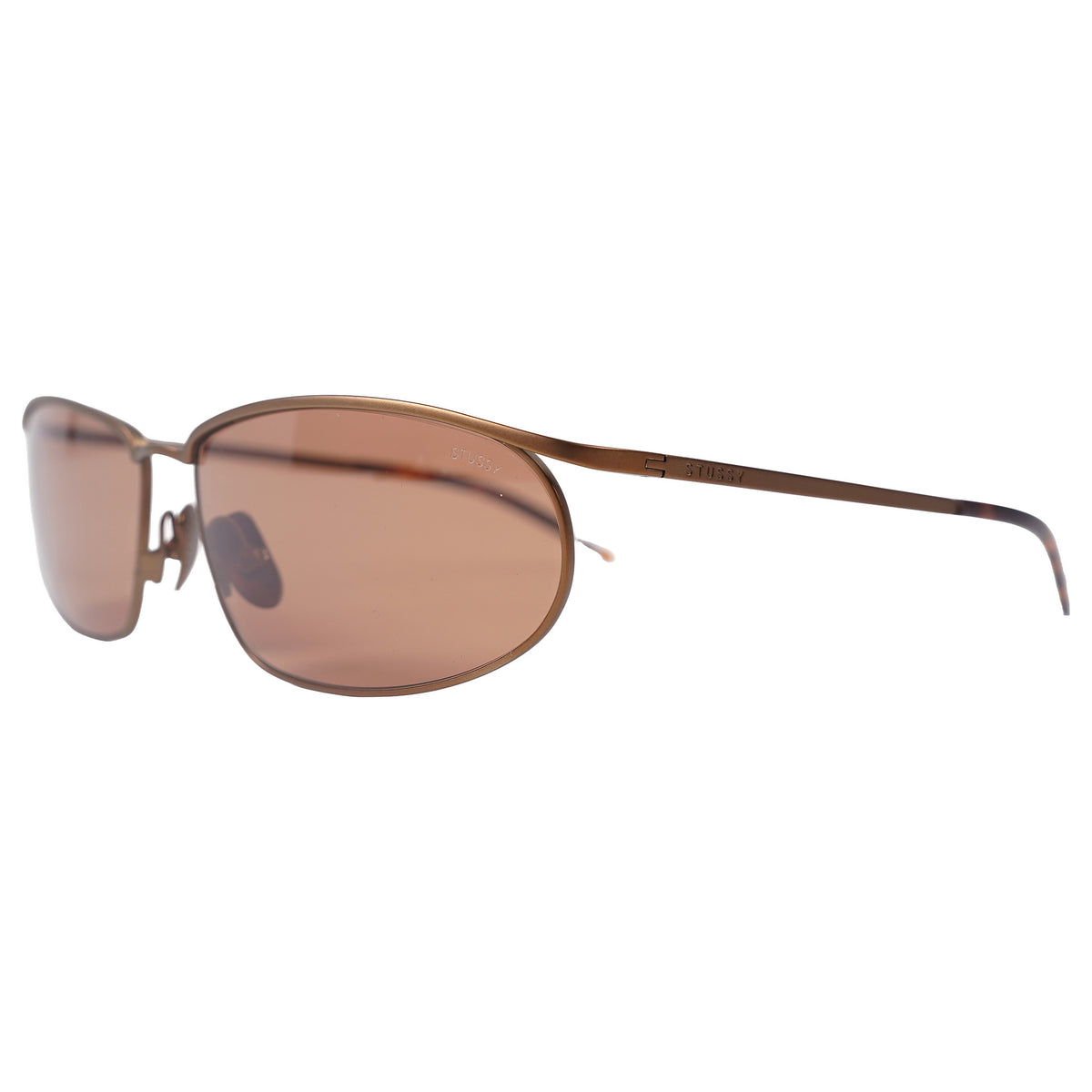Stüssy Wilkins titanium sunglasses, made in Japan - bronze, image 6 of 7
