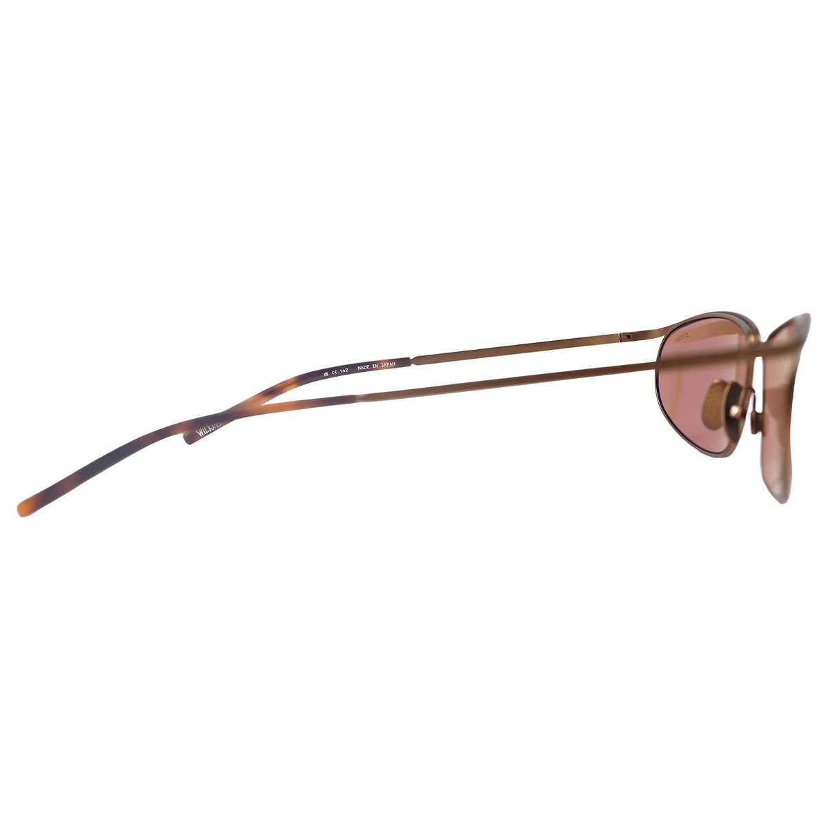 Stüssy Wilkins titanium sunglasses, made in Japan - bronze, image 4 of 7