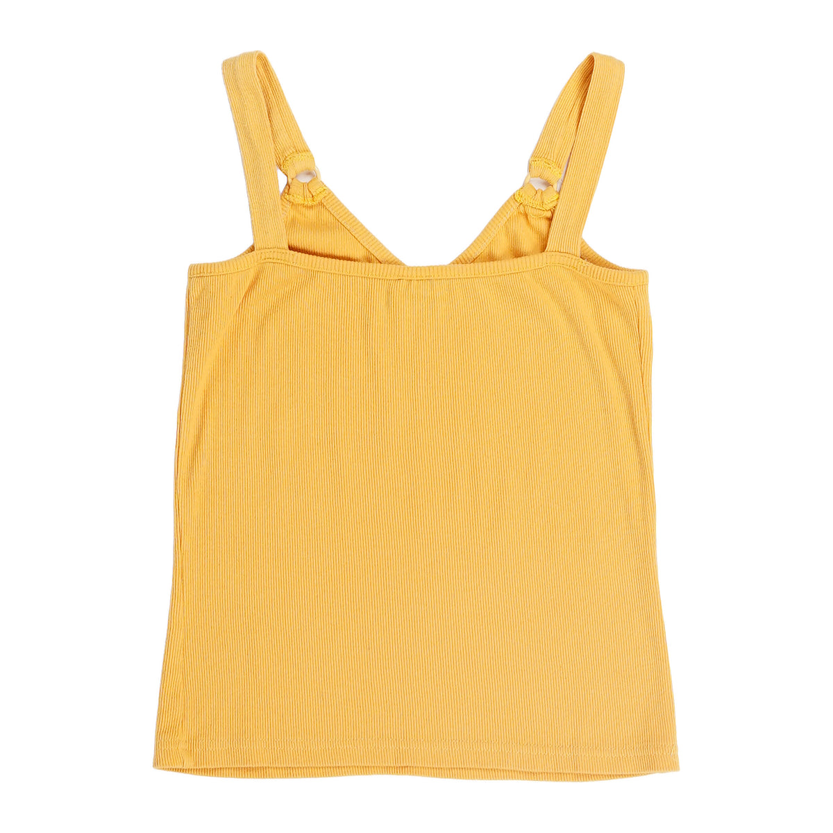 Versace Jeans Couture cropped cotton top - mustard, image 2 of 2