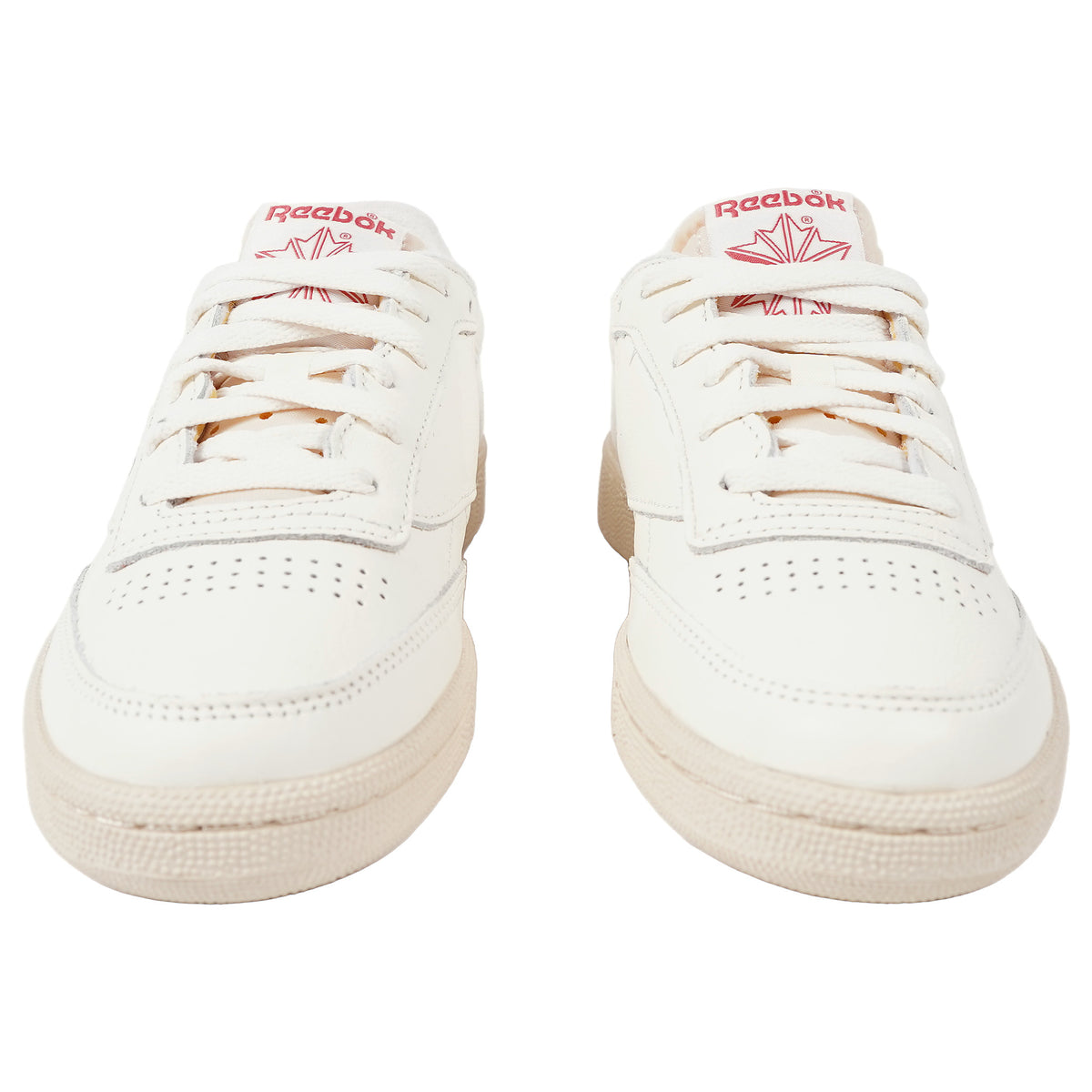 Reebok Club C 85 Vintage, red suede heel tab - off-white, image 3 of 4
