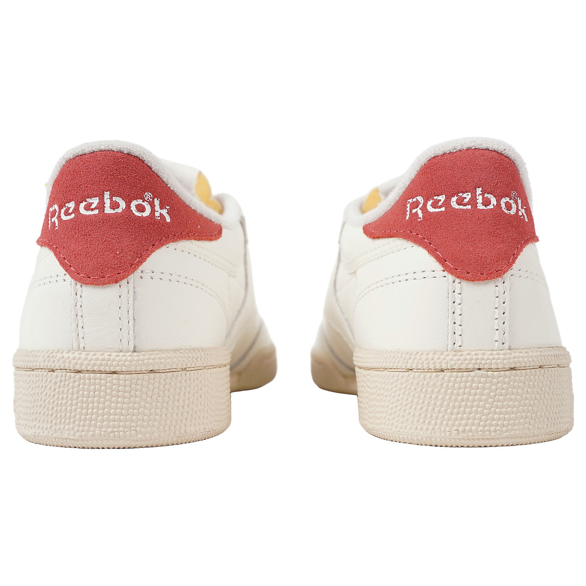 Reebok Club C 85 Vintage, red suede heel tab - off-white, image 4 of 4