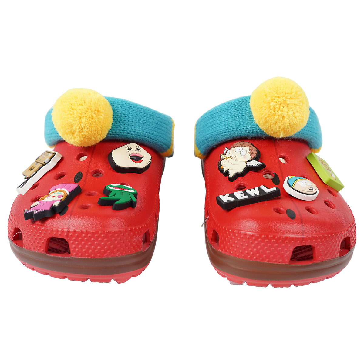 South Park x Crocs Classic Clog, knit Cartman hat strap - red, image 3 of 3