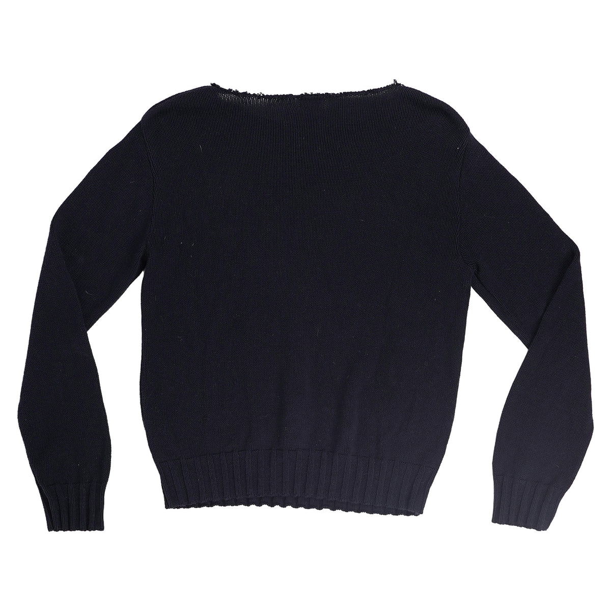 Calvin Klein Jeans logo knit, made in USA - black, image 2 of 2