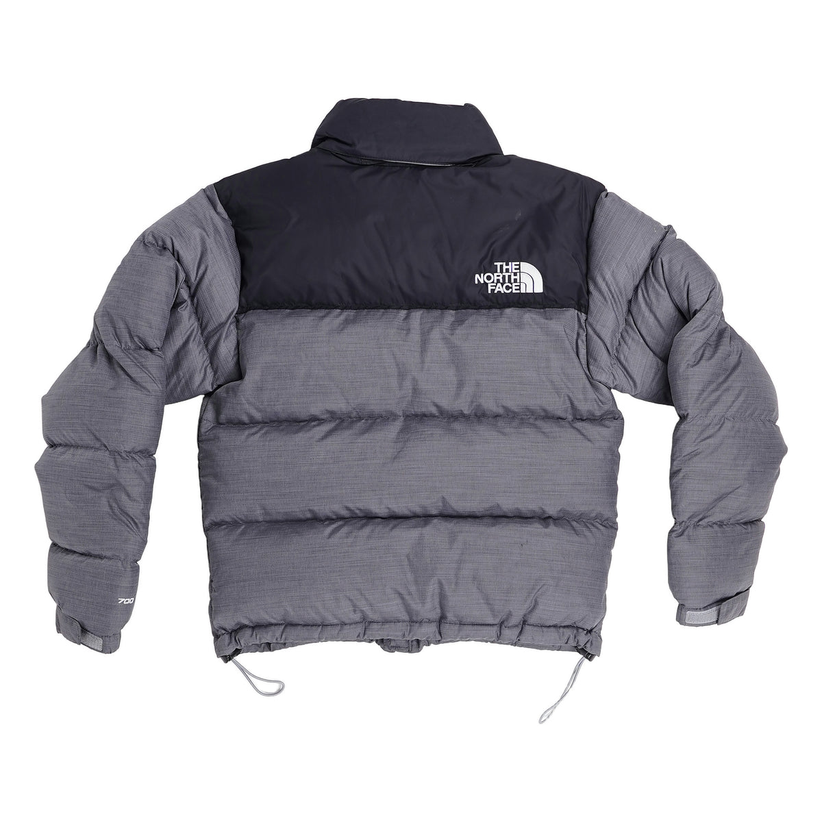 The North Face 700 fill down puffer - grey and black, image 2 of 2