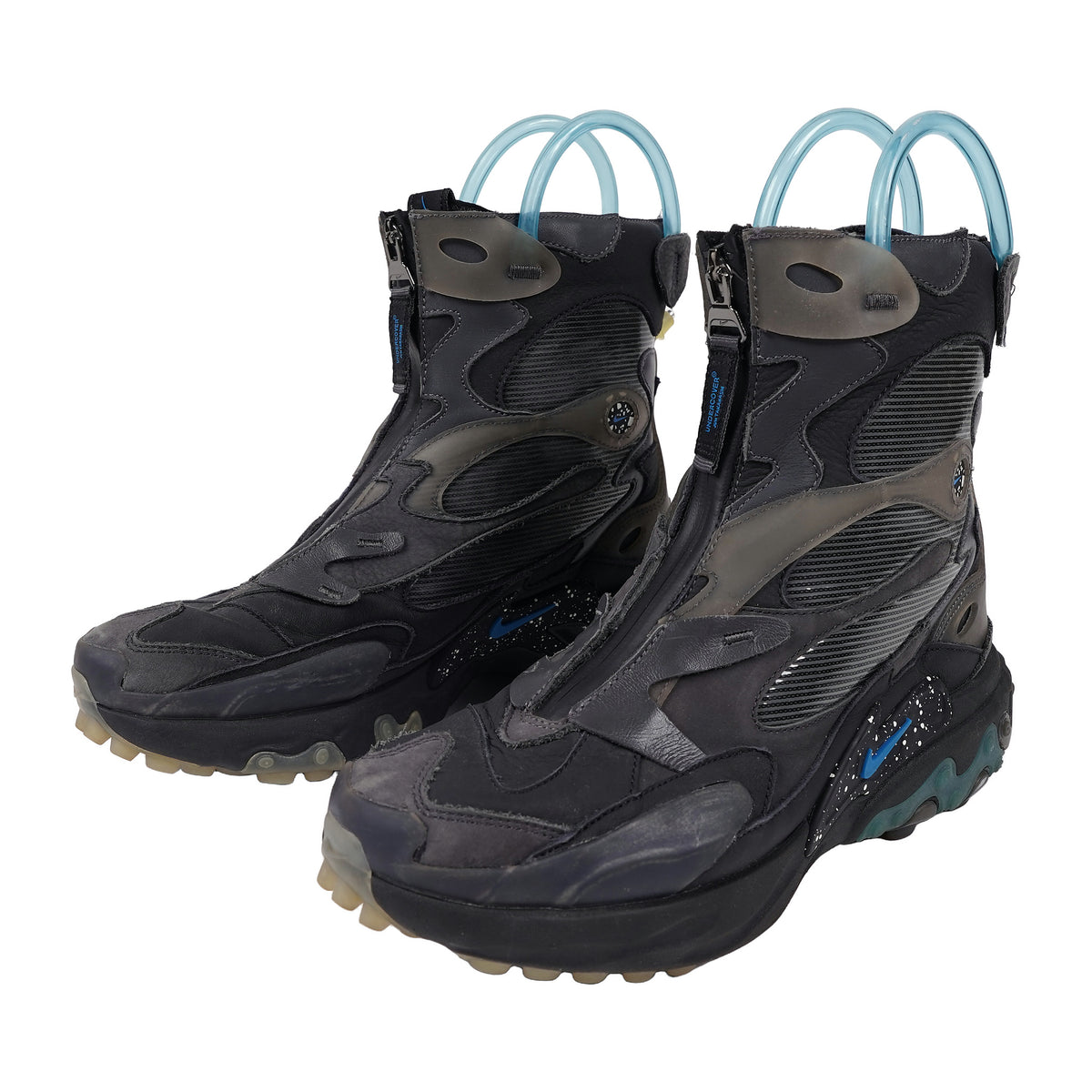 Nike × Undercover React Boot, front zip and collar air bag - black, image 3 of 3