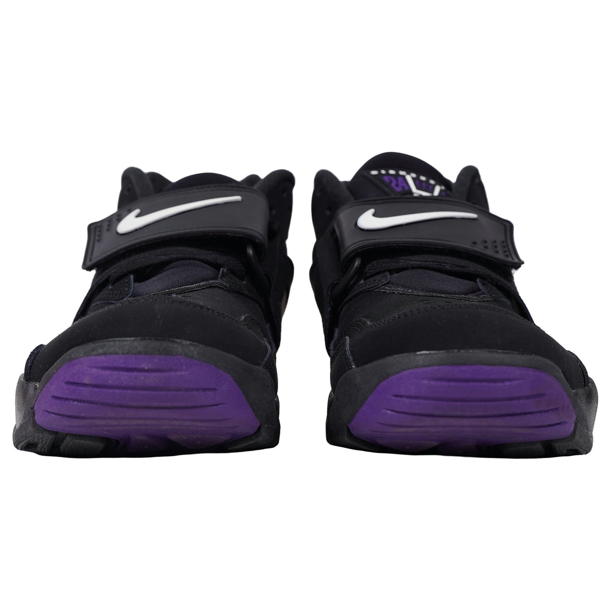 Nike Air Diamond Turf, gold mesh and purple sole - black, image 2 of 4
