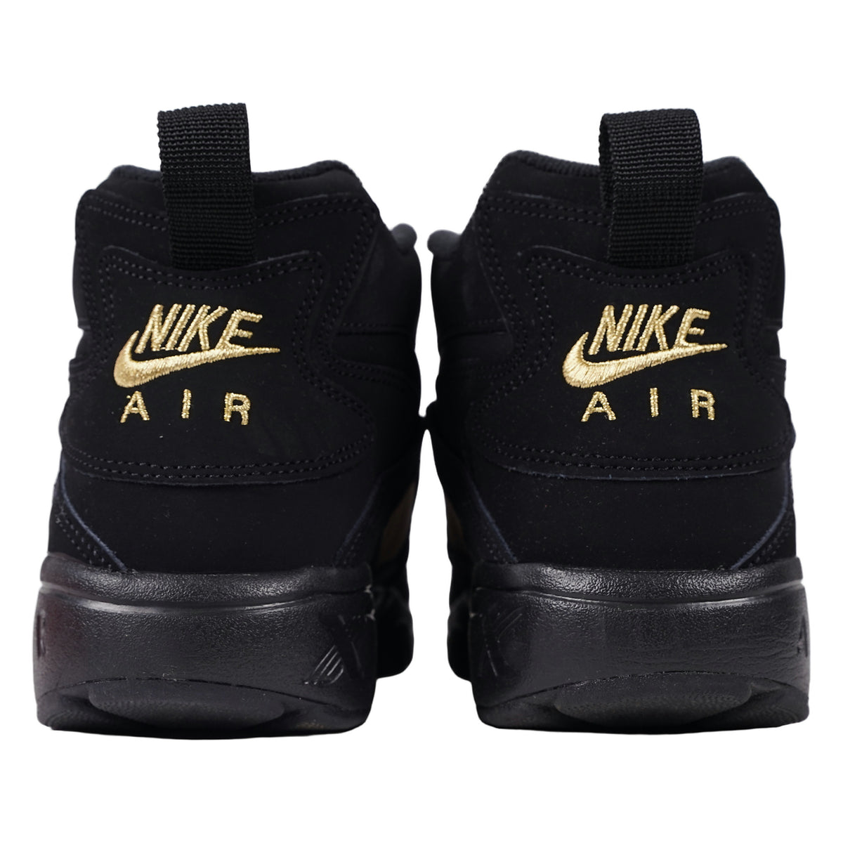 Nike Air Diamond Turf, gold mesh and purple sole - black, image 4 of 4