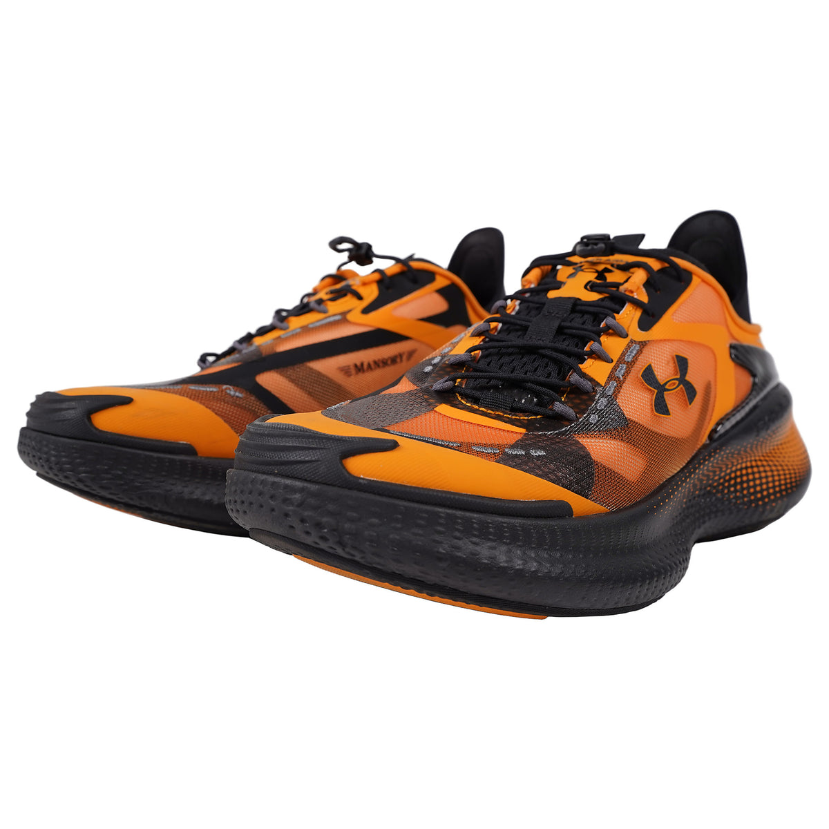 Under Armour × Mansory Echo, carbon-print heel clip - orange, image 3 of 4