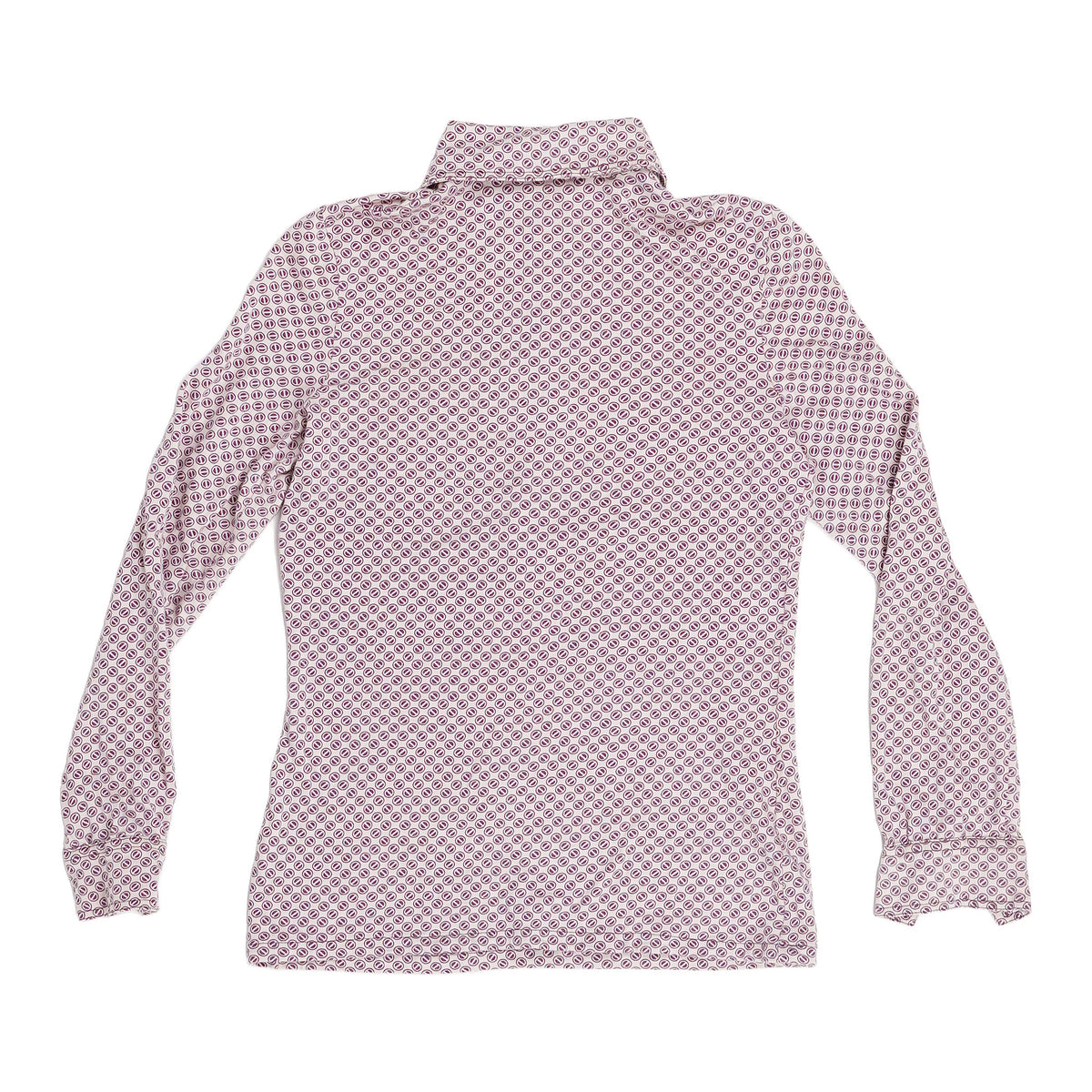 Jones New York geometric print shirt - dusty pink, image 2 of 2