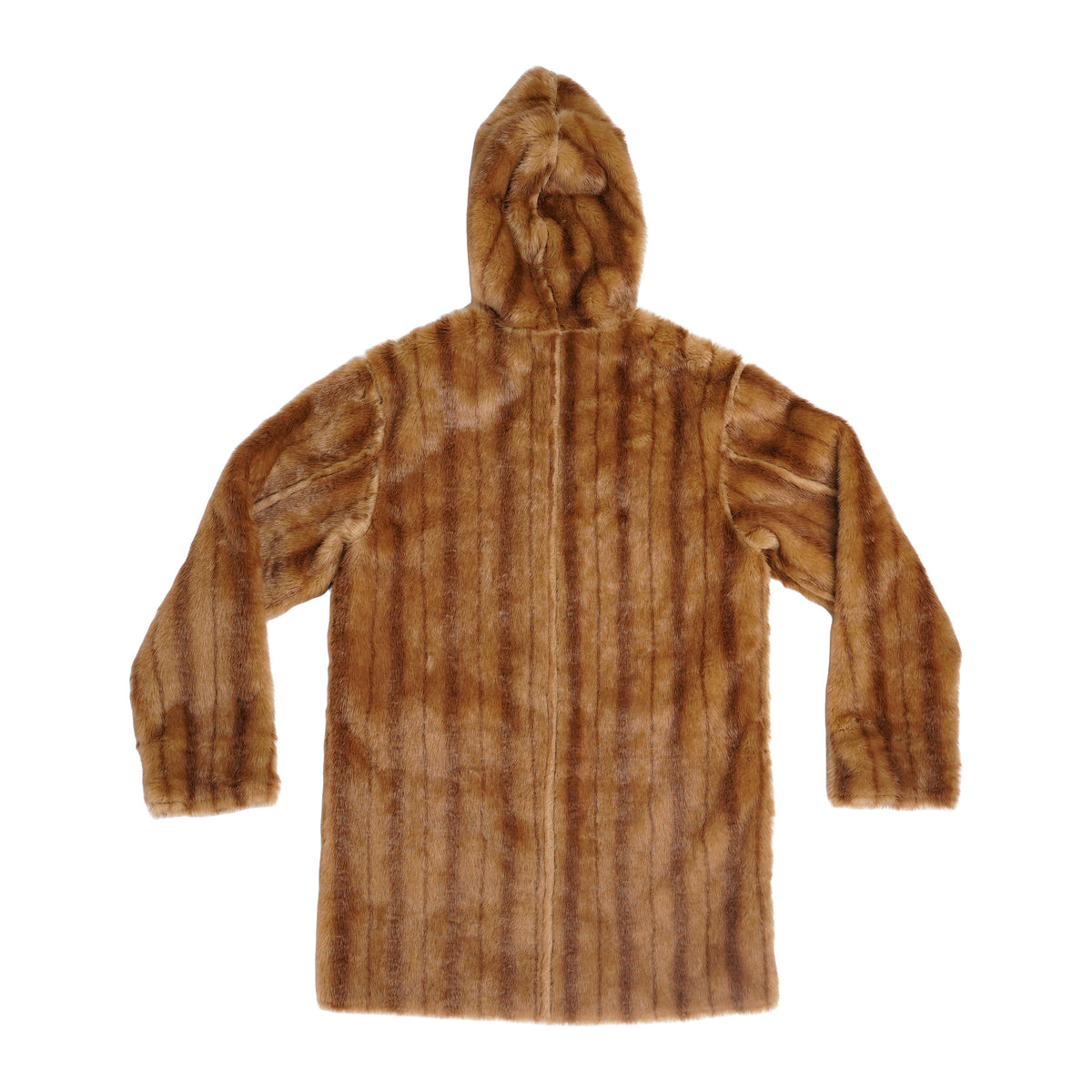 Jones New York reversible hooded shearling coat - blush and mink brown, image 4 of 4