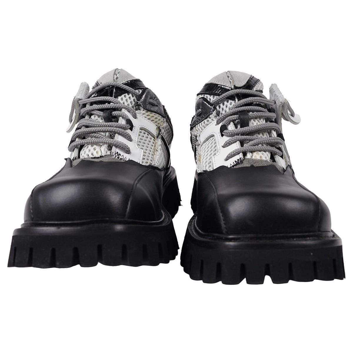 Sunnei Blucher platform derby, fringed white kiltie - black, image 2 of 4