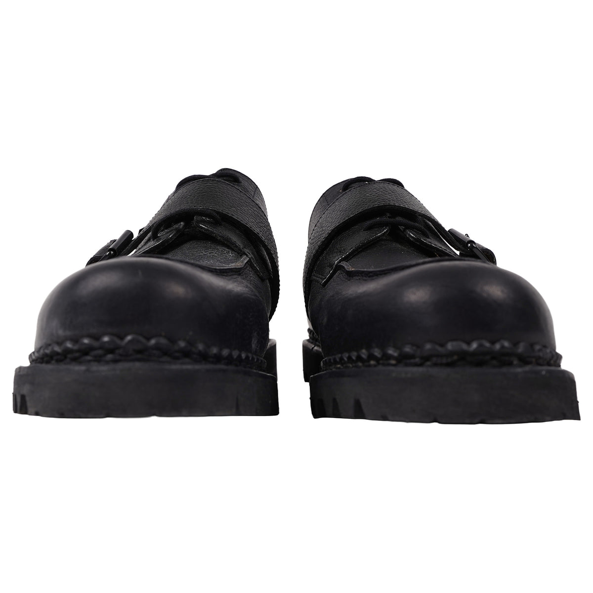 Engineered Garments × Paraboot Chambord Bride, buckled apron toe - black, image 2 of 4