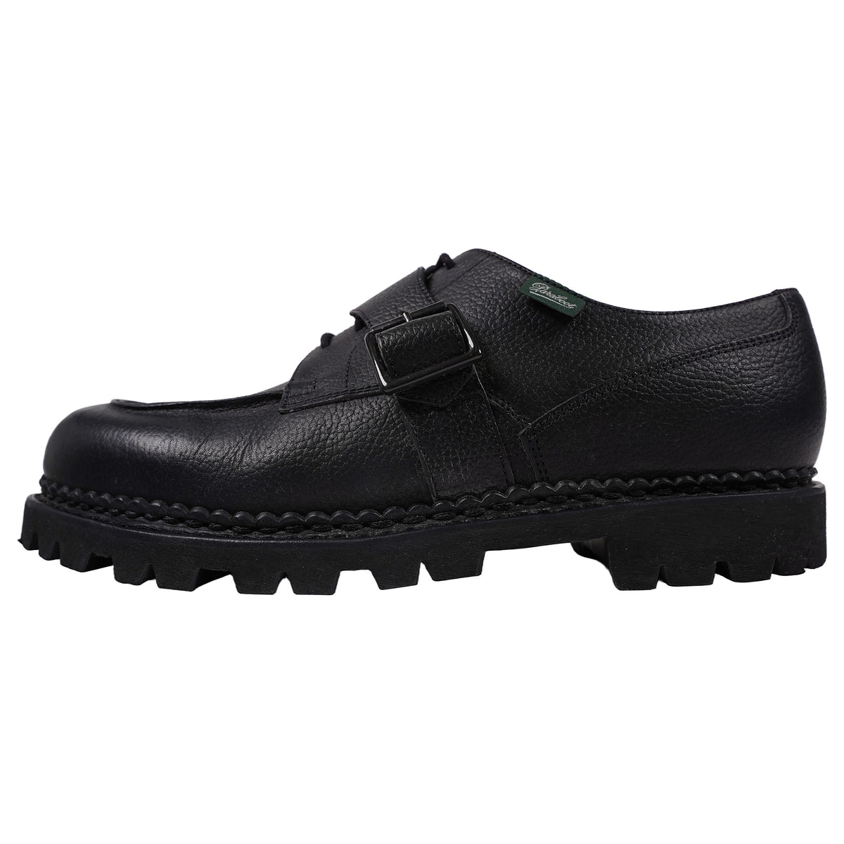 Engineered Garments × Paraboot Chambord Bride, buckled apron toe - black, image 1 of 4