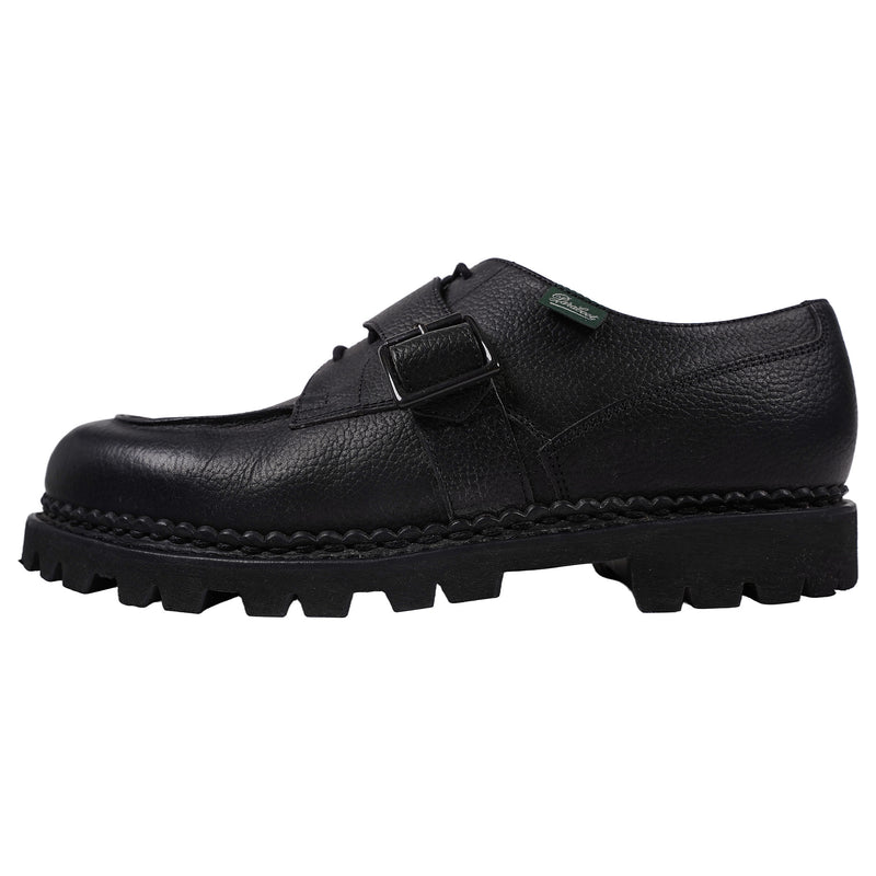 Engineered Garments × Paraboot Chambord Bride, buckled apron toe - black, image 1 of 4